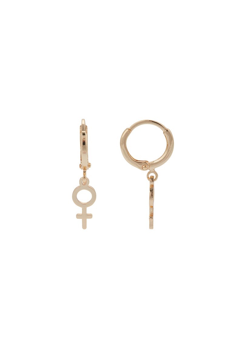 Miklan Mini Croce Gold Küpe