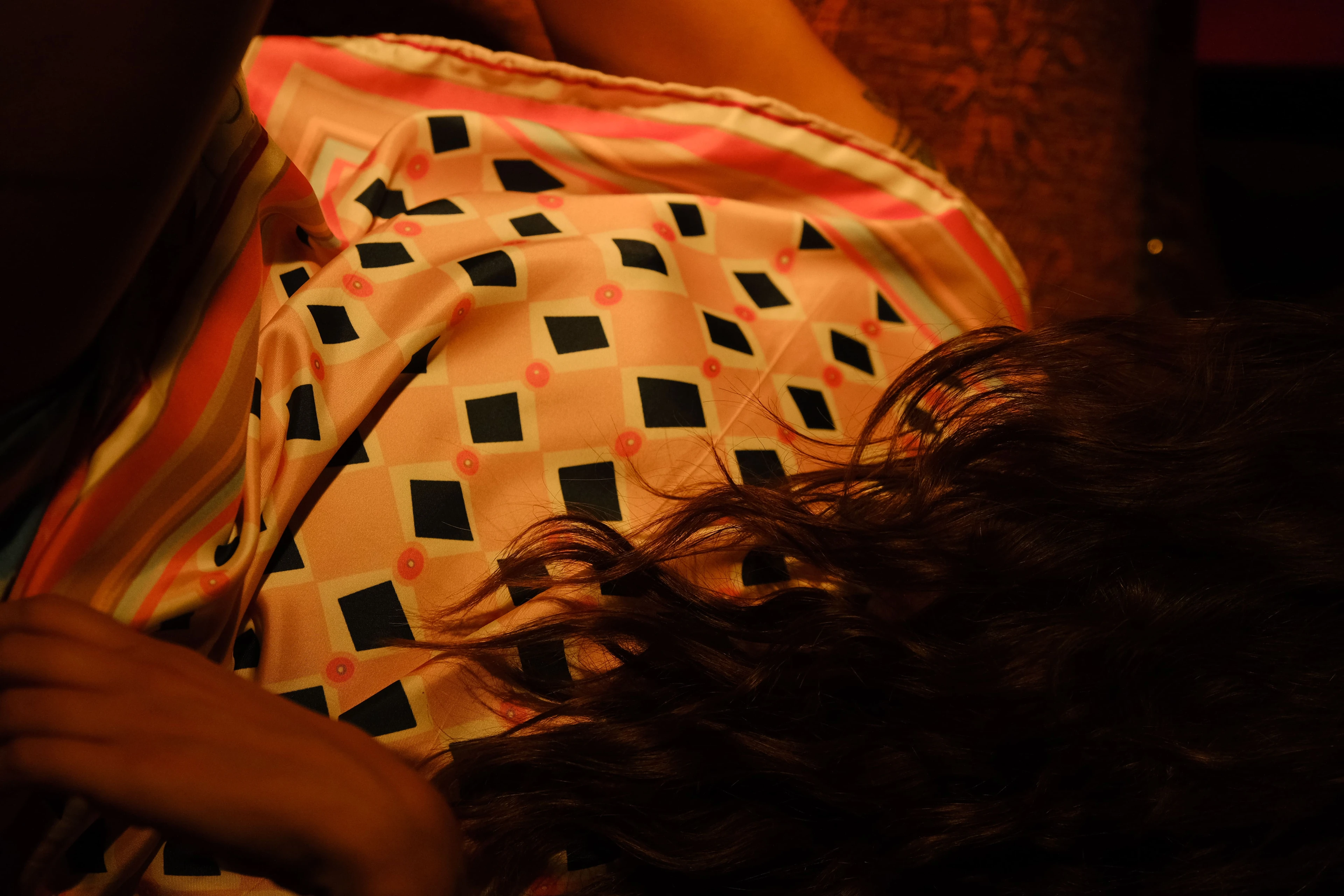 Less Atelier Caro Orange Fular 65x65