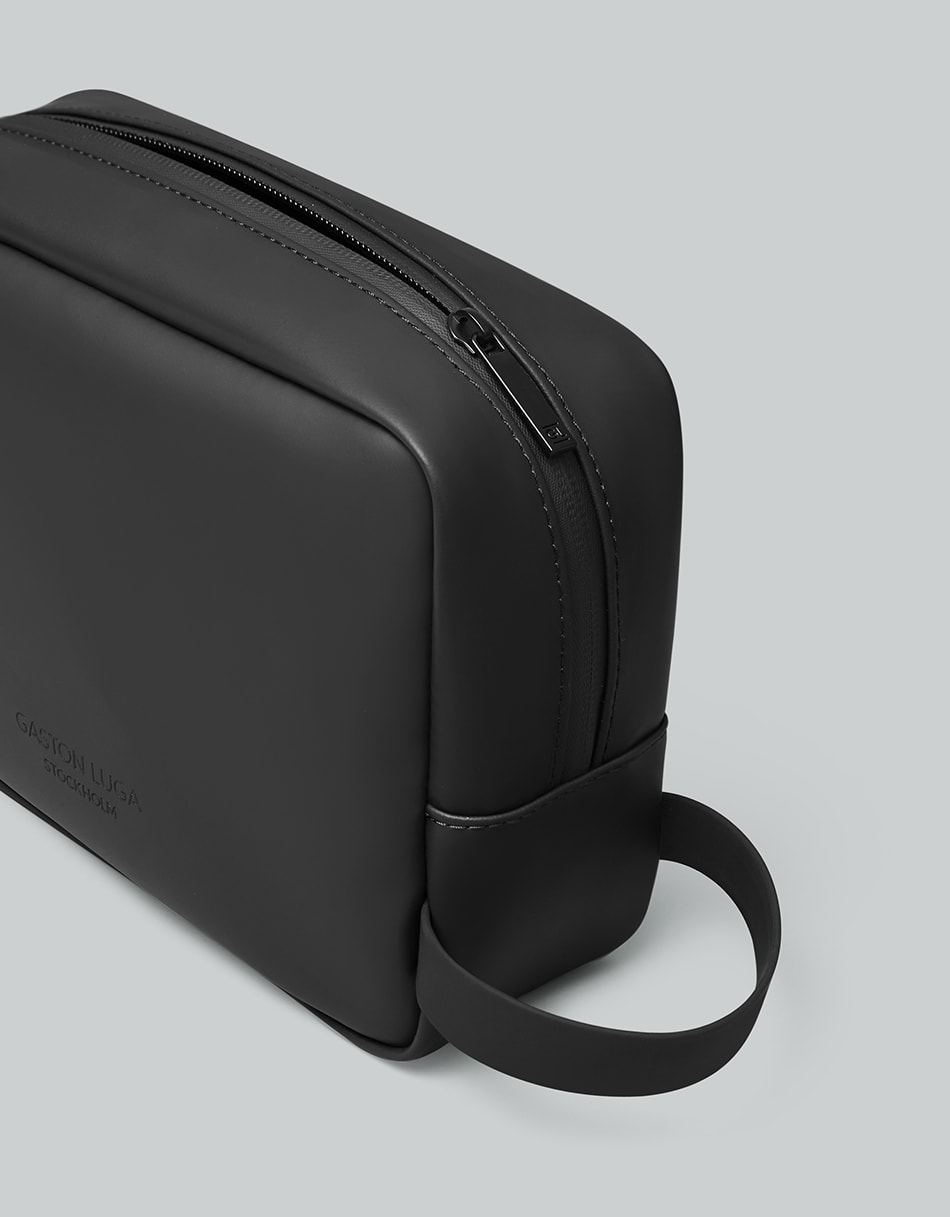 Gaston Luga Spläsh Toiletry Bag - Black-Makyaj Çantası