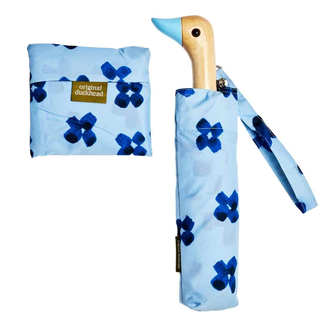 Original Duckhead Floral Rain Compact Duck Umbrella