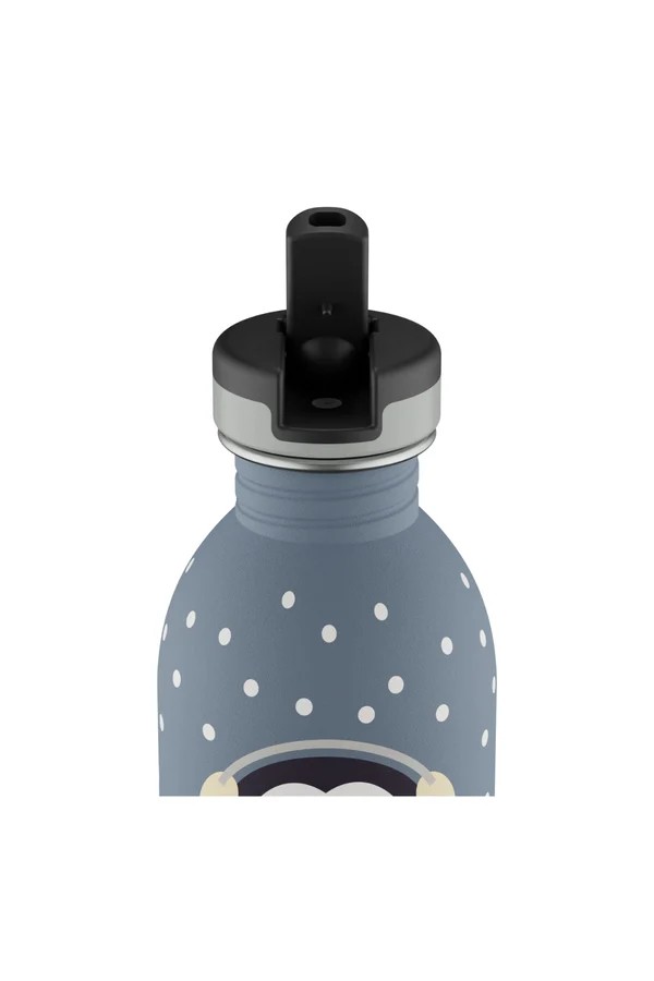 24 Bottles Kids Bottle Happy Penguin Paslanmaz Çelik Çocuk Su Matarası 250 ml