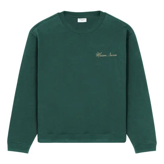 Maison Sacrée Maison Sacrée Yeşil Basic Sweatshirt
