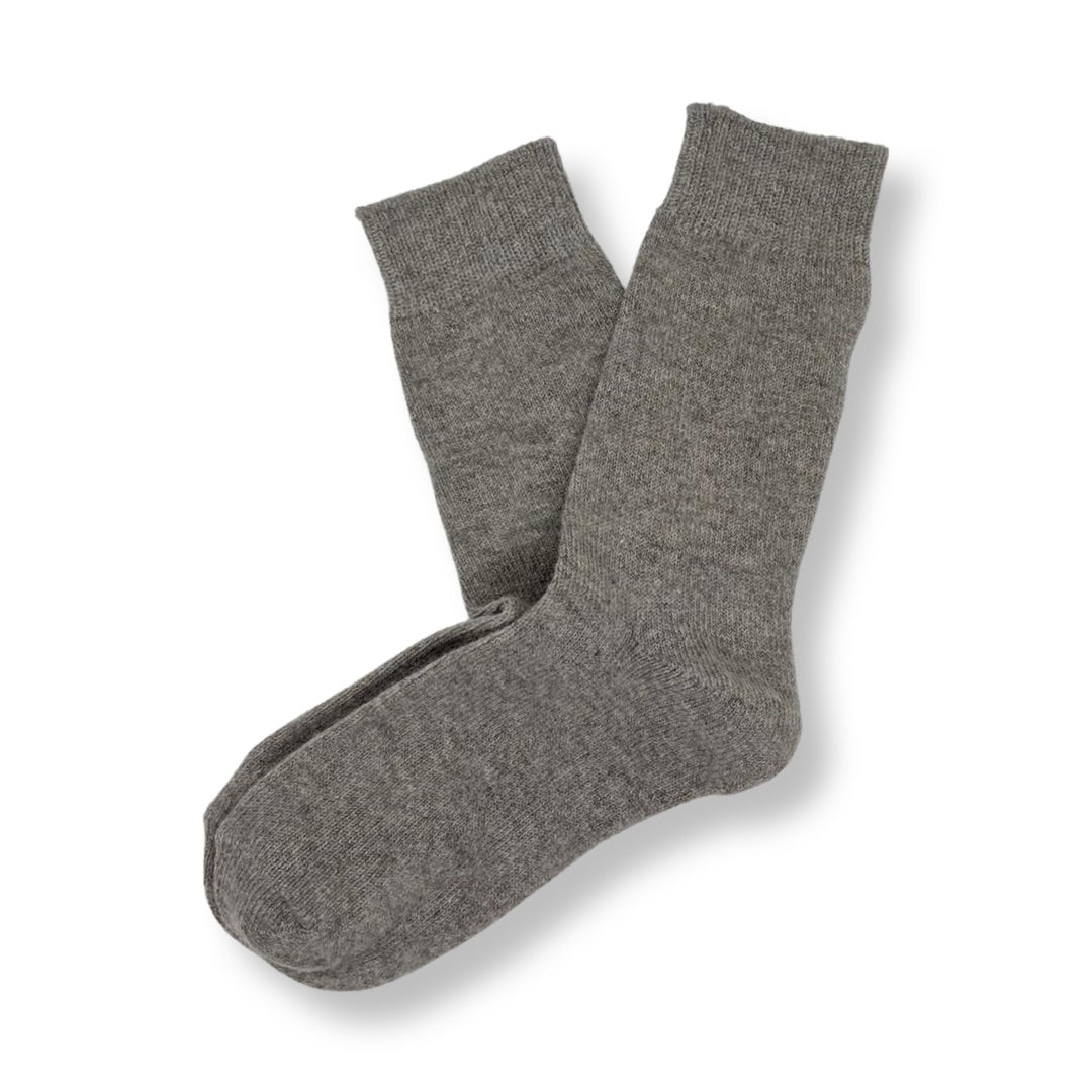 Endémique Studio The Wool Plain Mocha-Kadın Yün Çorap