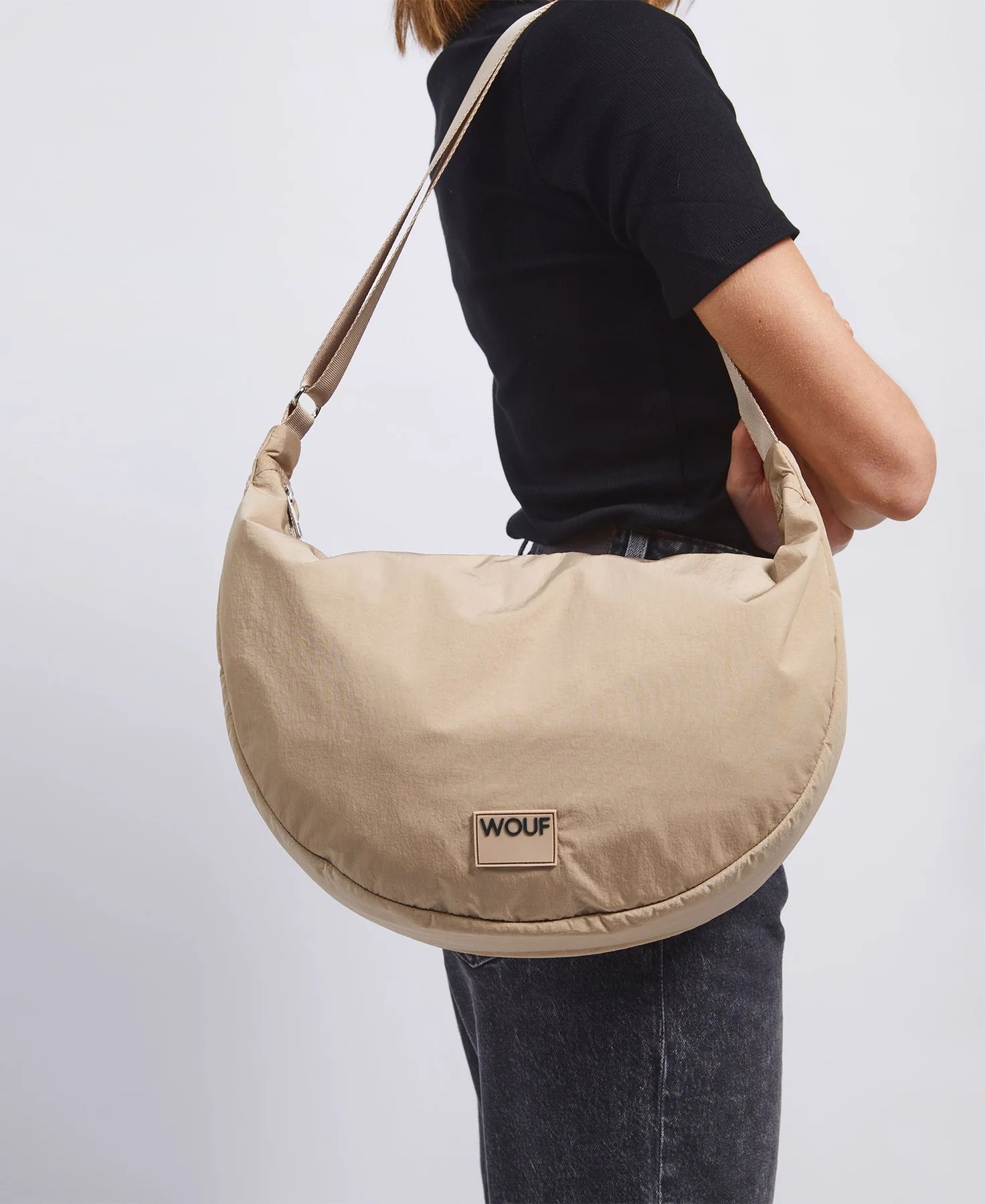 Wouf Oatmilk Large Crossbody Bag Büyük Askılı Çanta