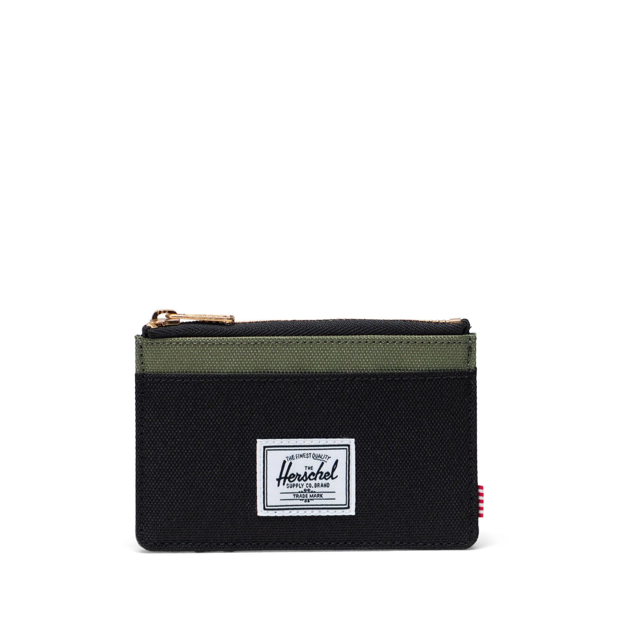 Herschel Oscar Cardholder Black/Four Leaf Clvr/Sddle Brn Kartlık