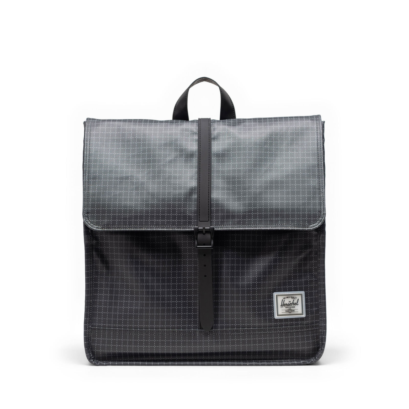 Herschel Supply City Mid Volume Weather Resistant Black Grid Sırt Çantası