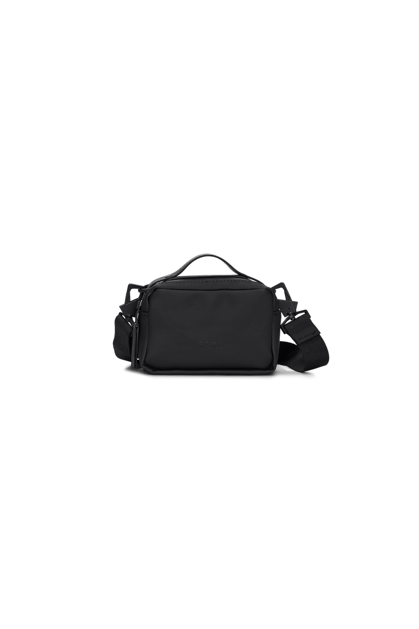 Rains Box Bag Micro Black Omuz Çantası