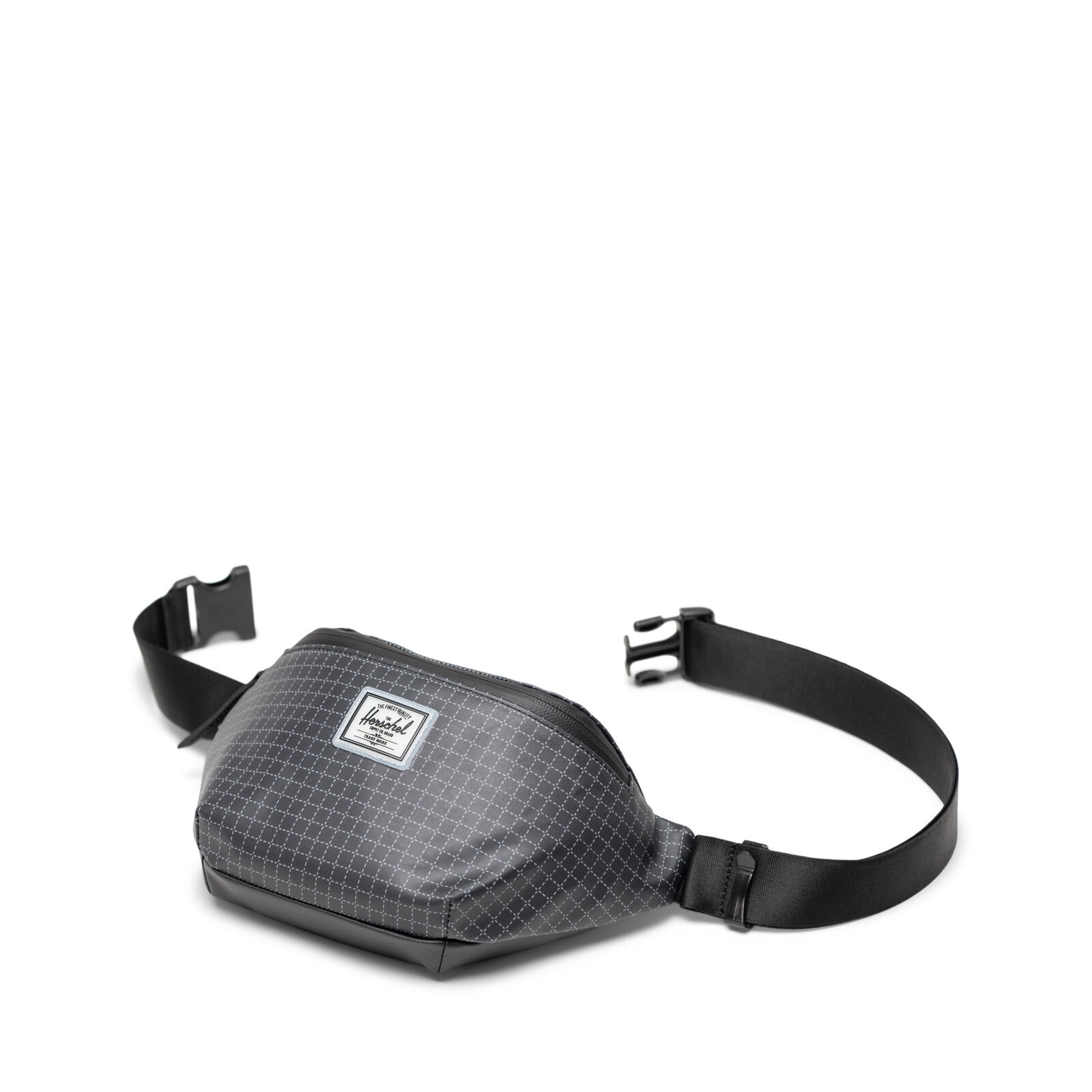 Herschel Pop Quiz Hip Pack Waterproof Black Grid Bel Çantası