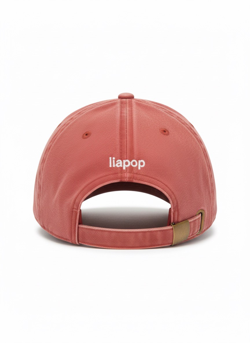 Liapop Future Looks Friendly Washed Burnt Orange Şapka