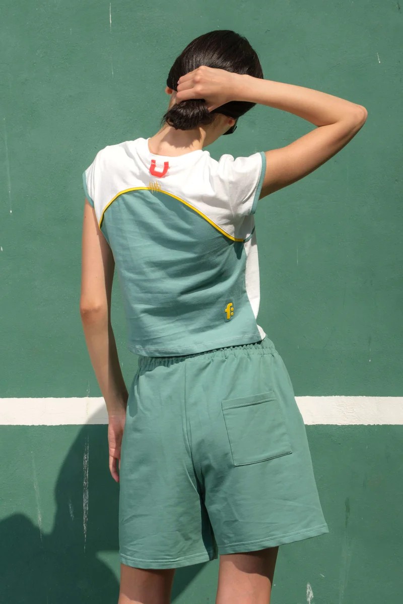 Cluf Golden Hours Kadın T-Shirt - Yeşil