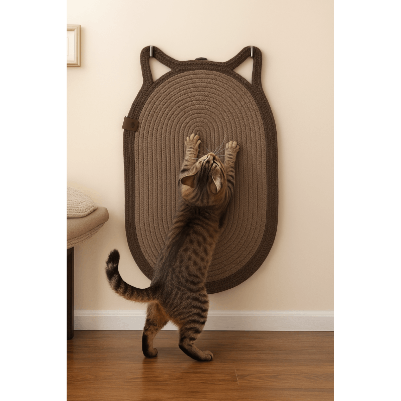 Pets for Box Dekoratif Kedi Kulaklı Tırmalama Paspası