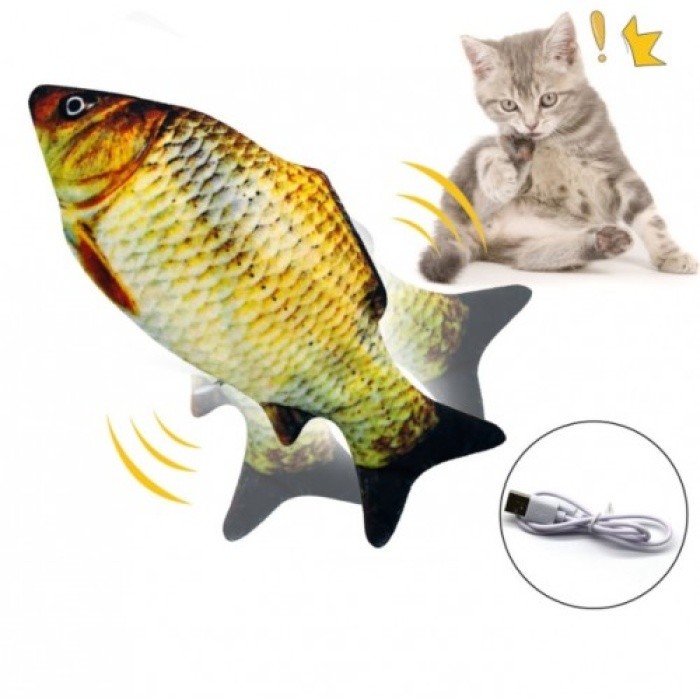 Kedi Oyuncağı Peluş Balık