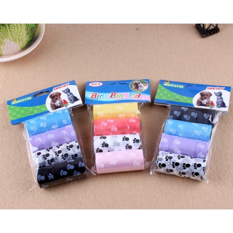 Poo Bag 4'lü Set