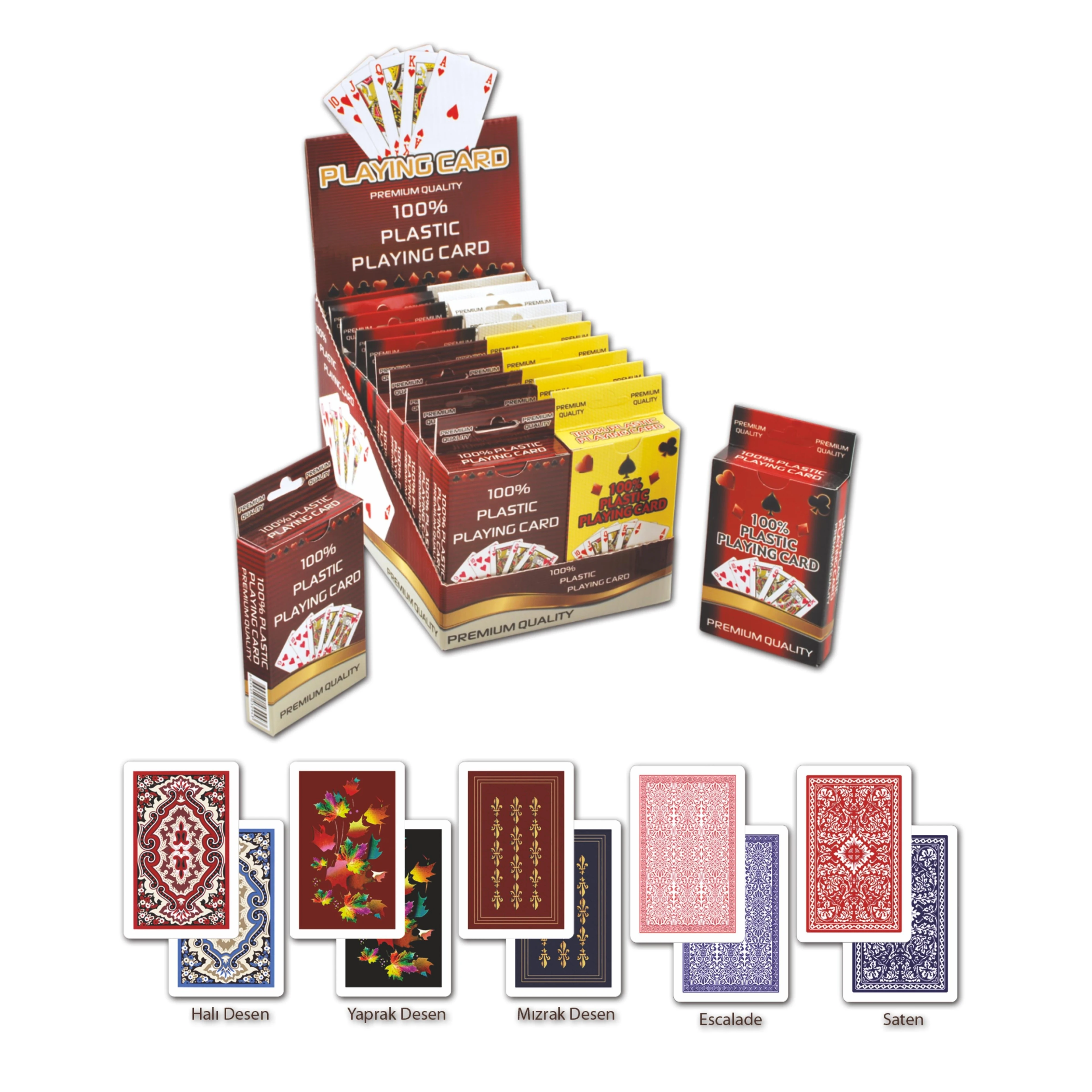%100 PLASTİK PREMIUM A/30 OYUN KAĞIDI