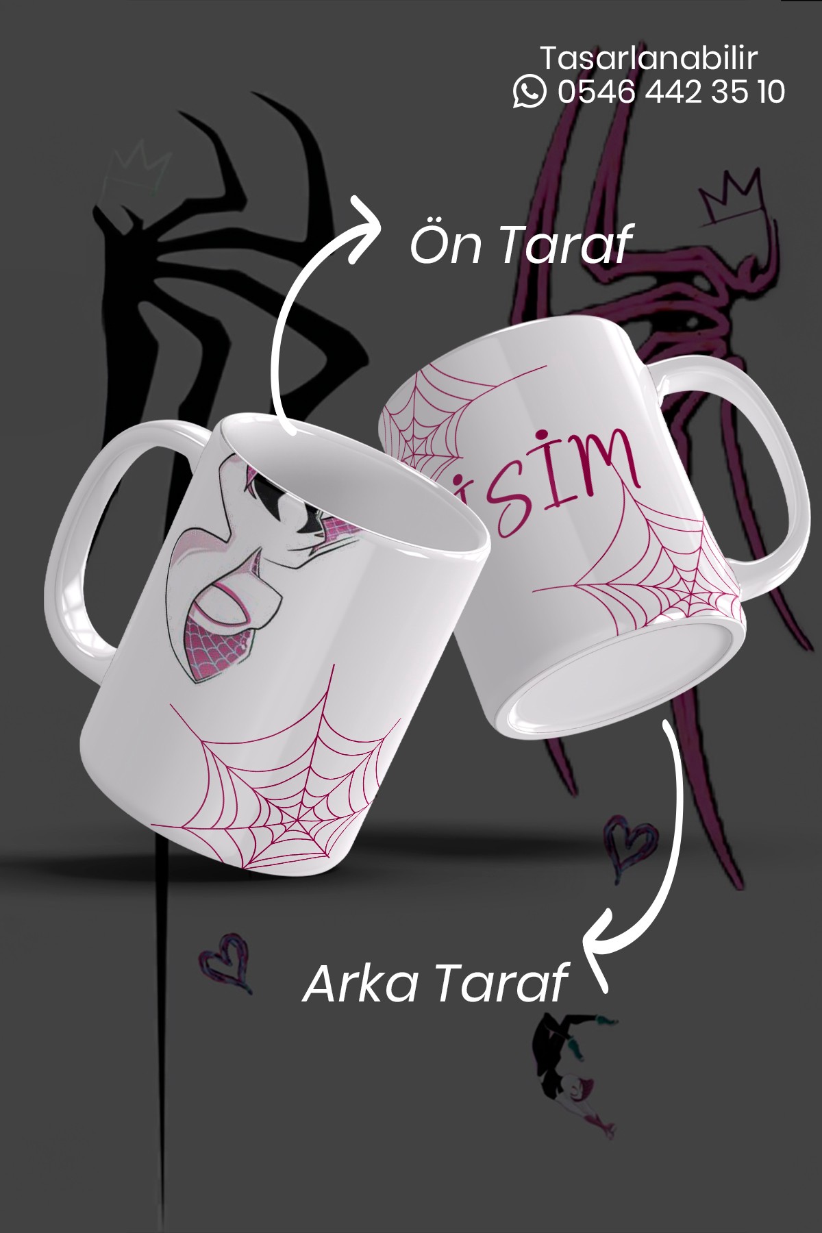 Spiderwomen Baskılı Kupa Bardak