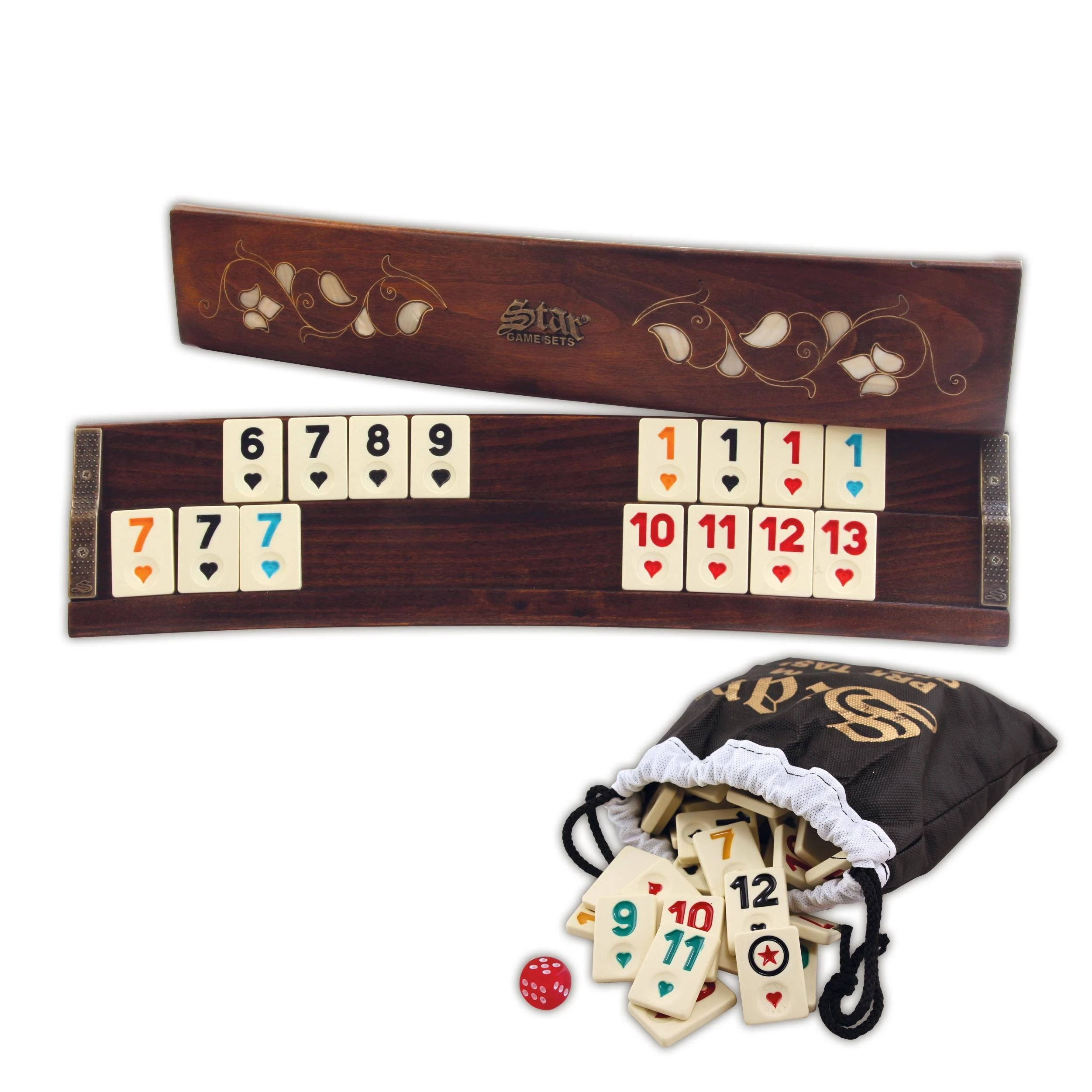 STAR ORJİNAL SEDEF OVAL OKEY TAKIMI