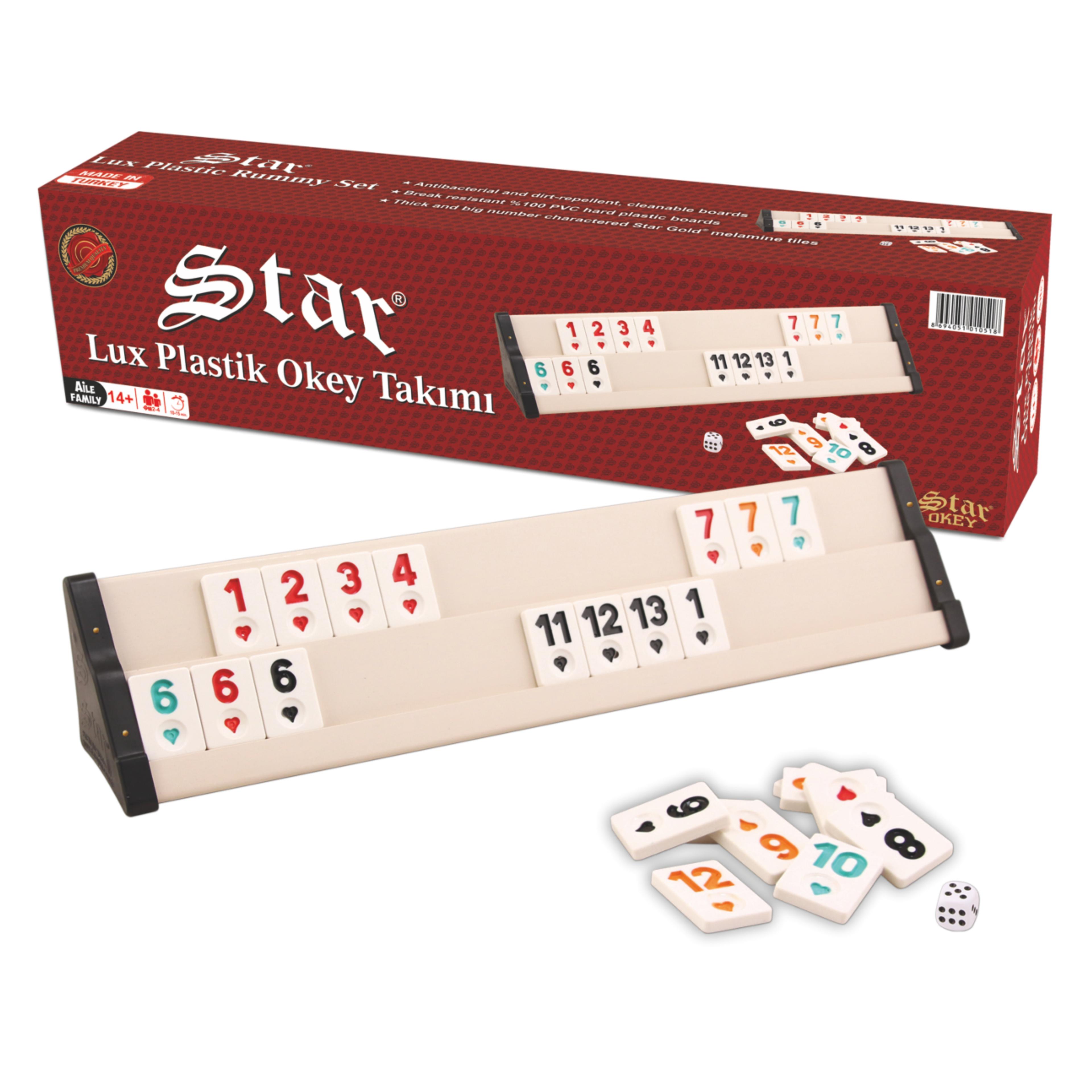 Star Lüks Plastik Okey Takımı