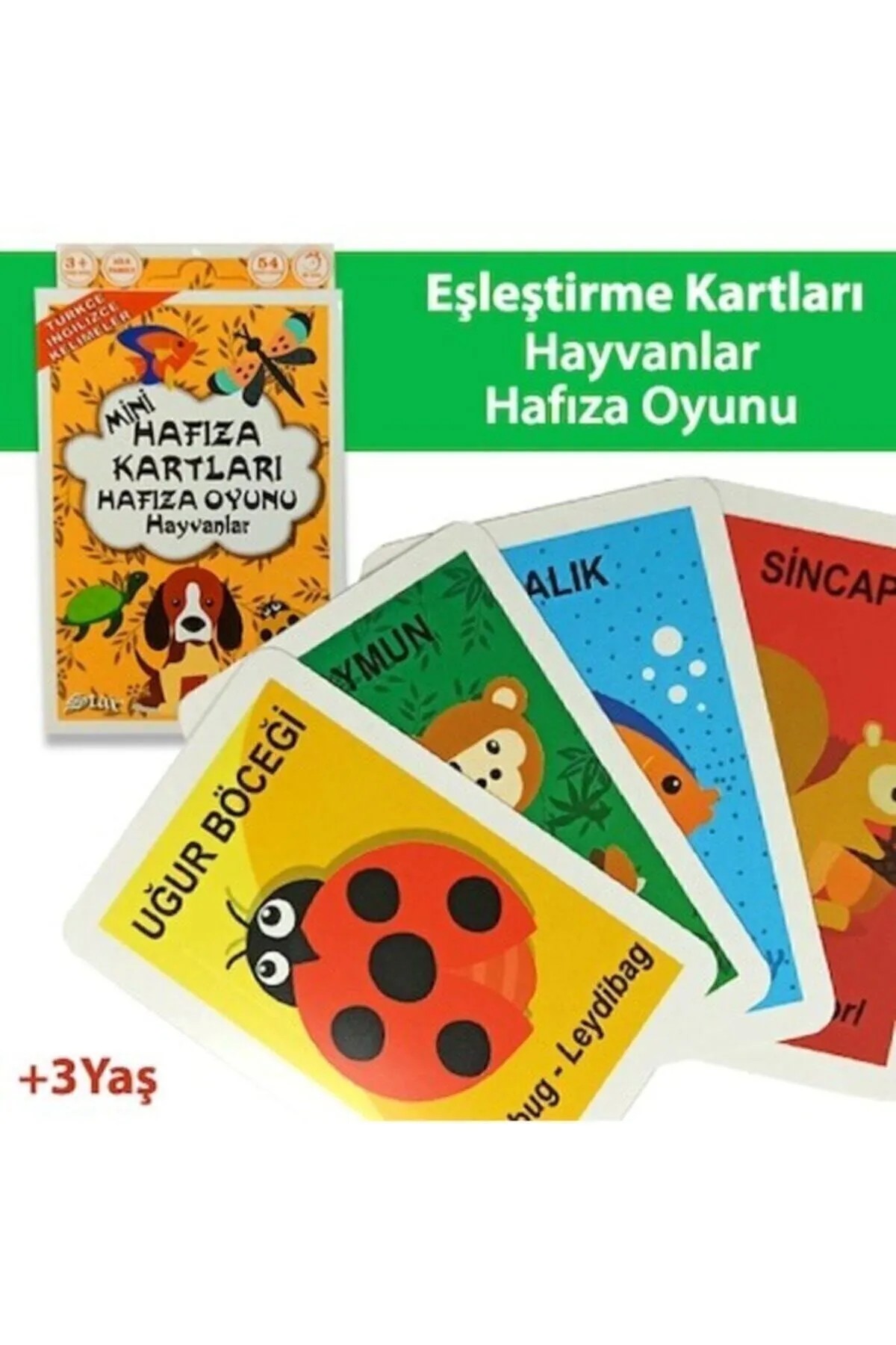 Star Hafıza Kartları Eşleştirme Eşini Bul Oyunu 3'lü Set