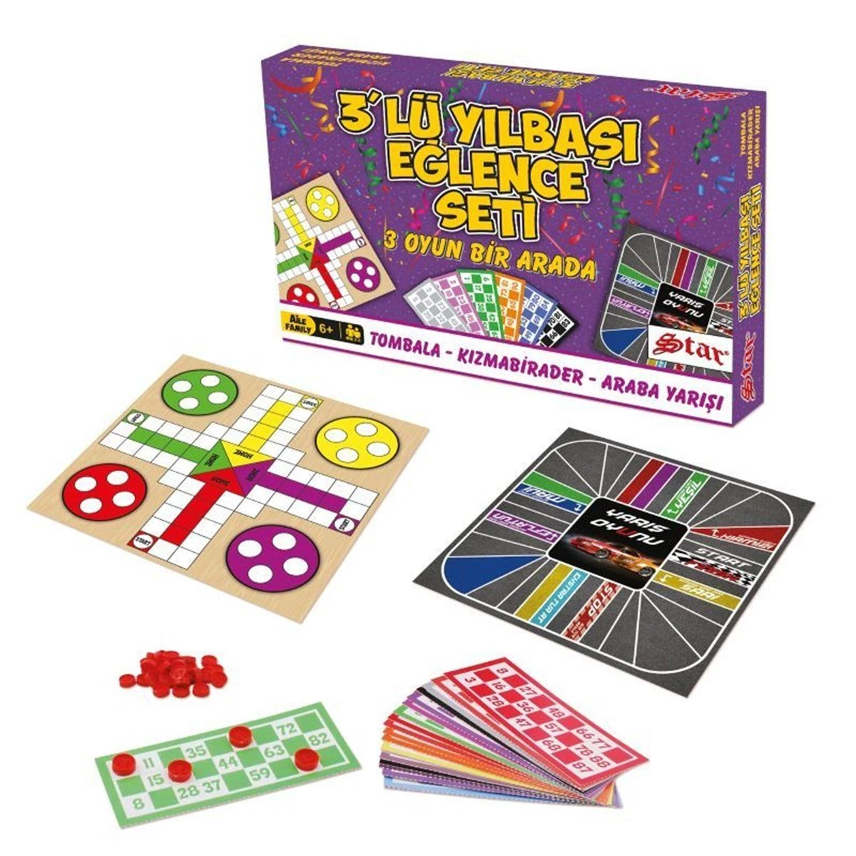 ÜÇLÜ YILBAŞI EĞLENCE SETİ