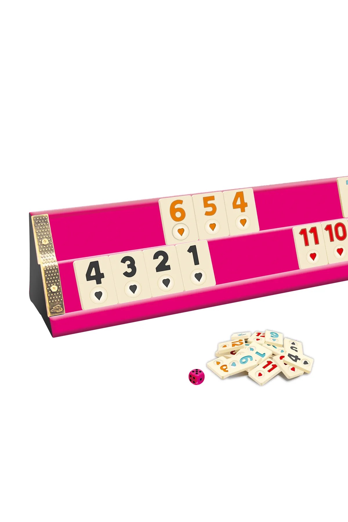 Star Okey Özel Tasarım Ahşap Pembe Okey Takımı (Pink Okey Takımı)