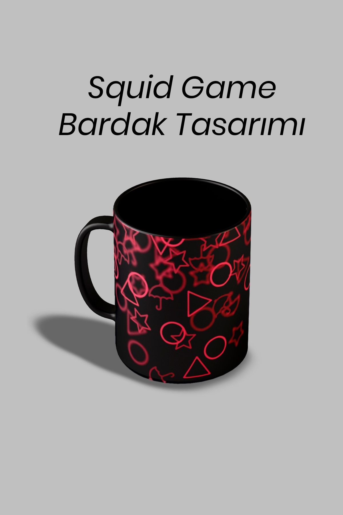 Squid Game Baskılı Kupa Bardak