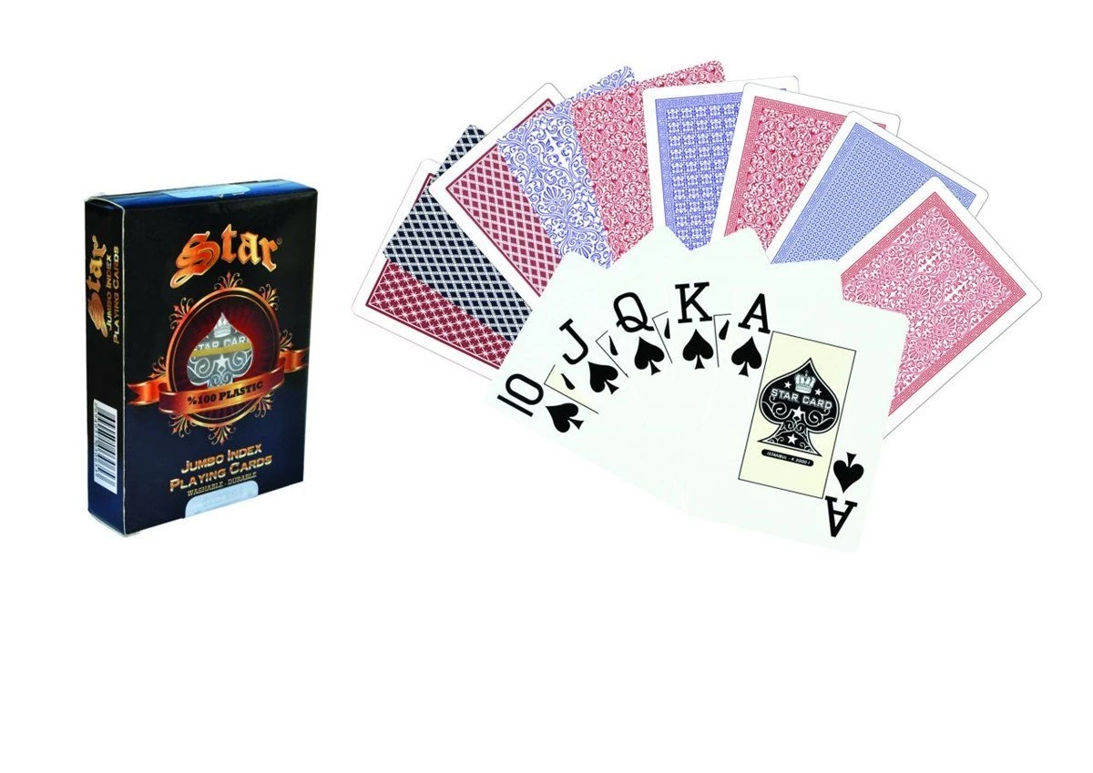 STAR %100 PLASTİK POKER OYUN KAĞIDI