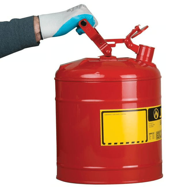 Justrite 7125200Z 19 Litre Kırmızı Çelik Emniyetli Kap