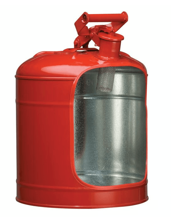 Justrite 7125200Z 19 Litre Kırmızı Çelik Emniyetli Kap