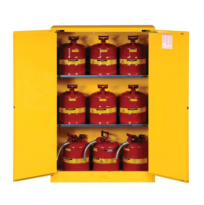 Justrite 8945201 Yanıcılar İçin 170 Litre Kendiliğinden Kapanan Dolap