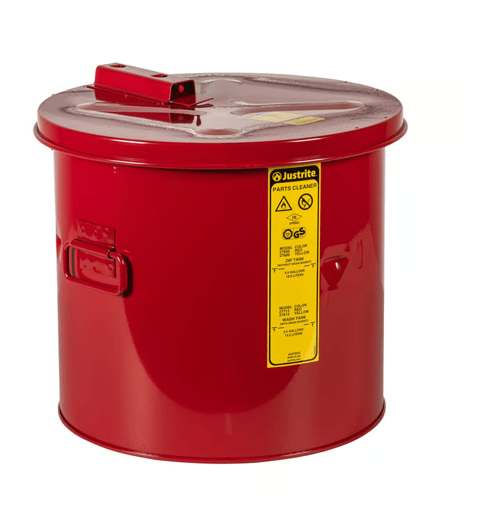 Justrite 27605 Temizleme Parçaları için 19 Litre Daldırma Tankı Manuel Kapak