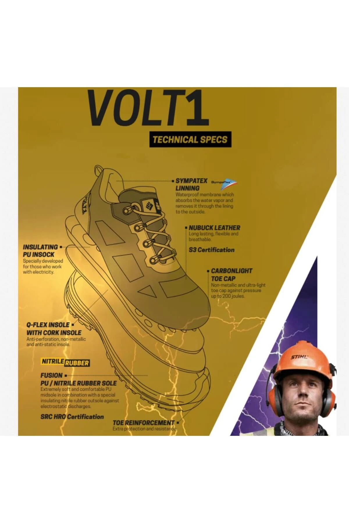 Toworkfor Ohm Elektrikçi İş Ayakkabısı