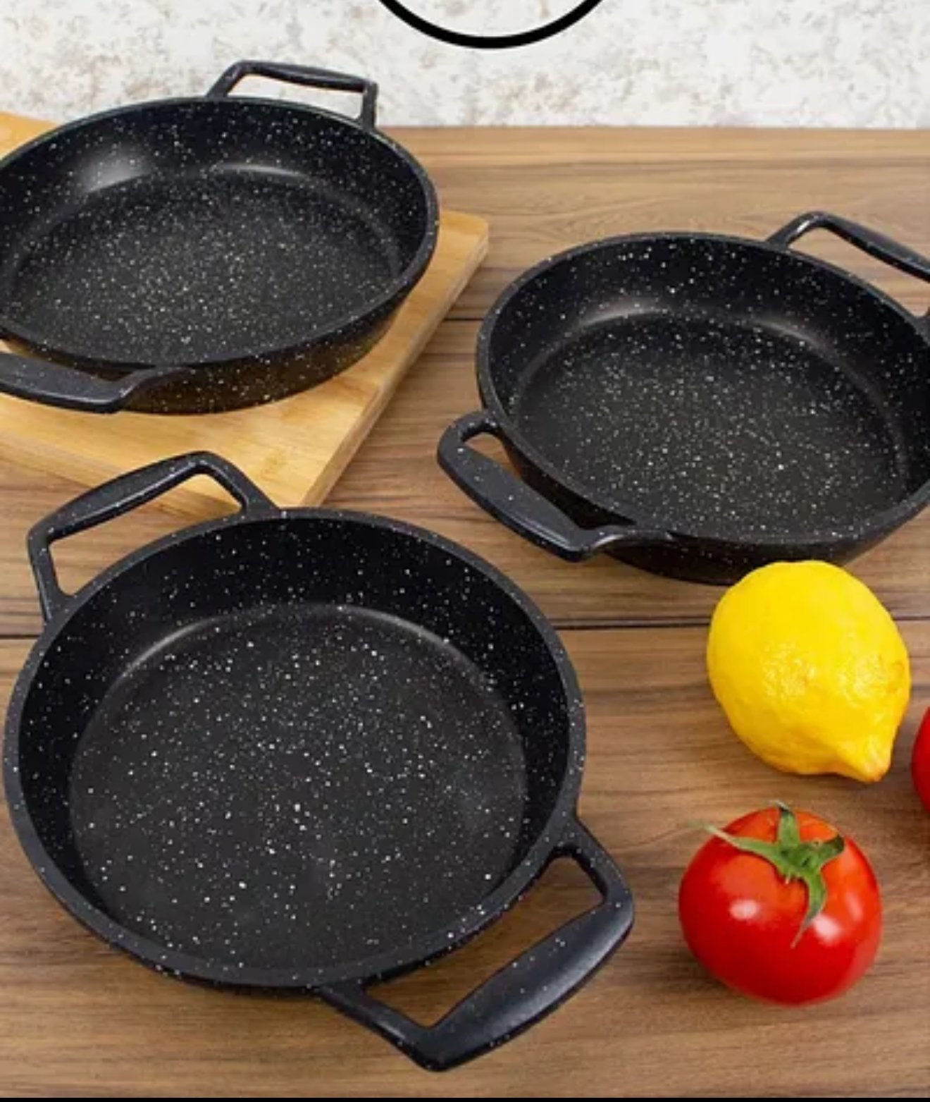 COOKCASE GRANİT DÖKÜM 3'LÜ SAHAN SETİ