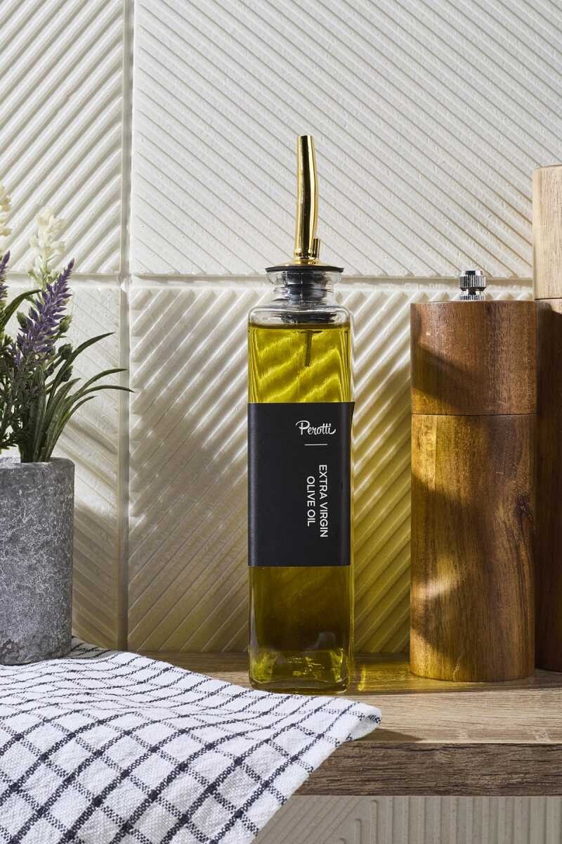 Gold Kapak 350ml Cam Yağdanlık-Sosluk-Sirkelik