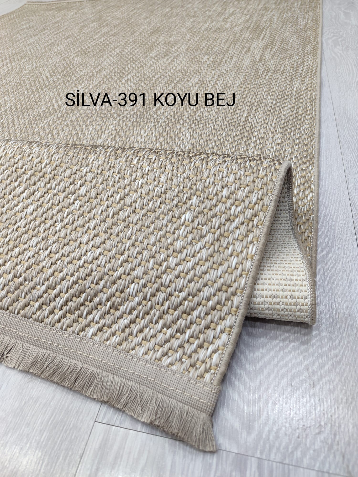 SİSAL HALI - SİLVA 391 KOYU BEJ