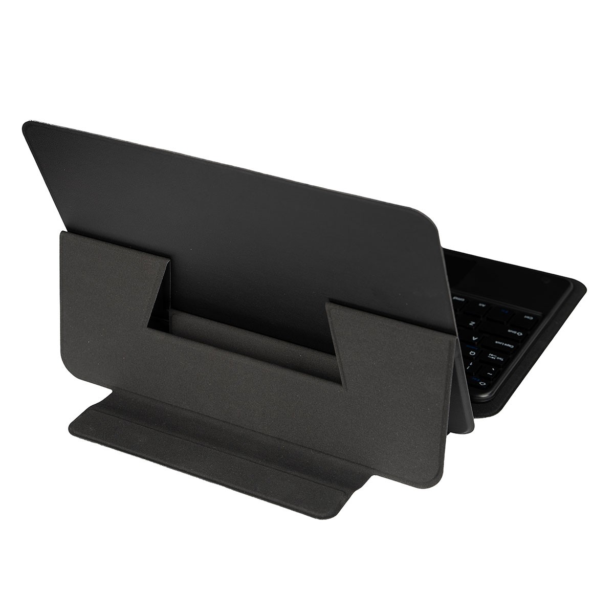 iPad Air 10.9 2020 (4.Nesil) Zore Border Keyboard Bluetooh Bağlantılı Standlı Klavyeli Tablet Kılıfı