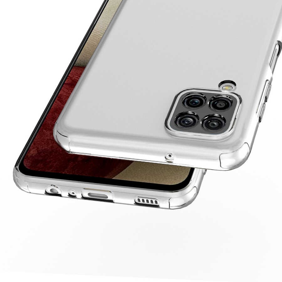 Galaxy A12 Kılıf Zore Kamera Korumalı Süper Silikon Kılıf
