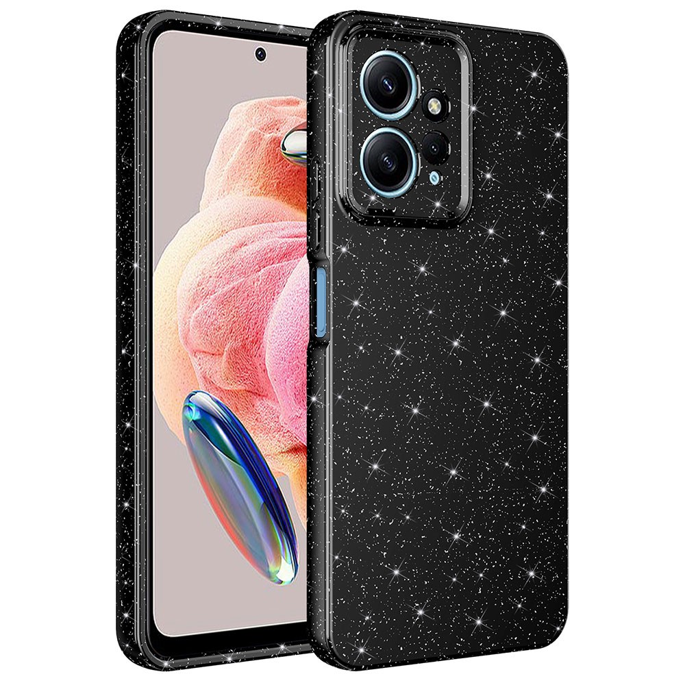 Xiaomi Redmi Note 12 4G Kılıf Kamera Korumalı Simli Lüks Zore Koton Kılıf