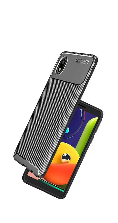 Galaxy A01 Core Kılıf Zore Negro Silikon Kılıf