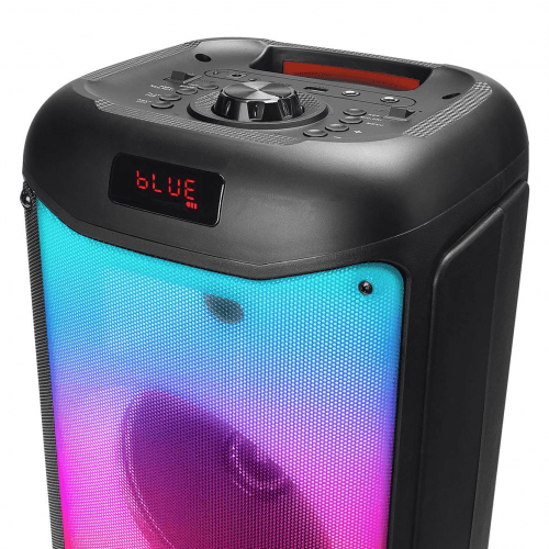 MIKADO MD-40KP, 40W, Taşınabilir, BT/TWS/FM, RGB Aydınlatma, Toplantı, Parti, Açık Hava Speaker. Kablosuz Mikrofon Hediyeli