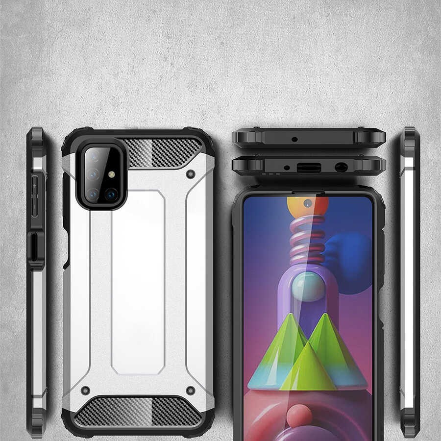 Galaxy M51 Kılıf Zore Crash Silikon Kılıf