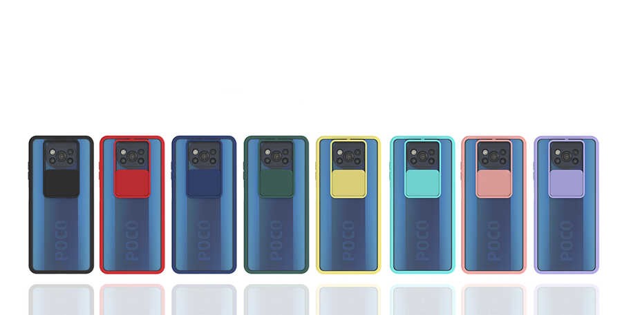 Xiaomi Poco X3 Kılıf Zore Lensi Kılıf
