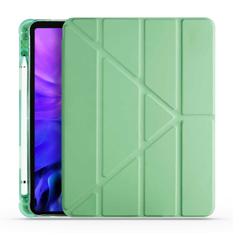 iPad Pro 11 2020 (2.Nesil) Kılıf Zore Tri Folding Kalem Bölmeli Standlı Kılıf