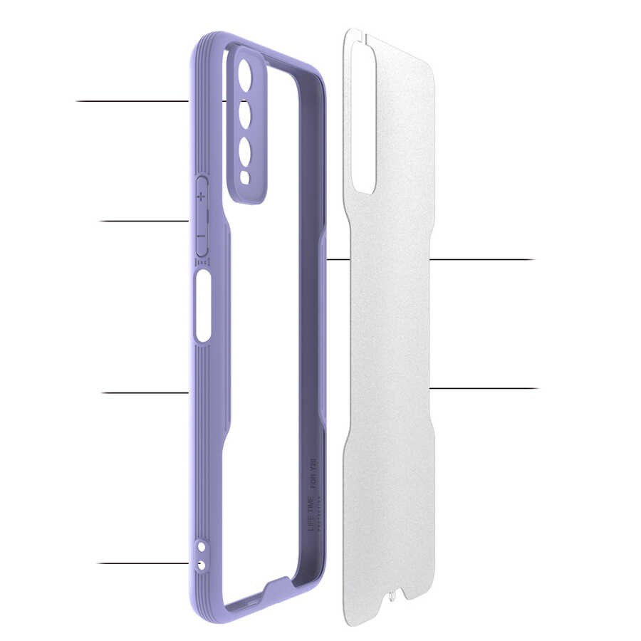Vivo Y20S Kılıf Zore Parfe Kılıf