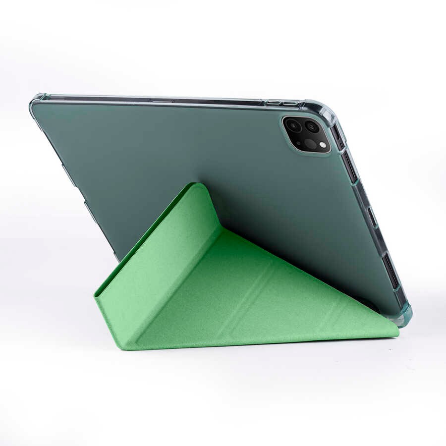 iPad Pro 11 2020 (2.Nesil) Kılıf Zore Tri Folding Kalem Bölmeli Standlı Kılıf