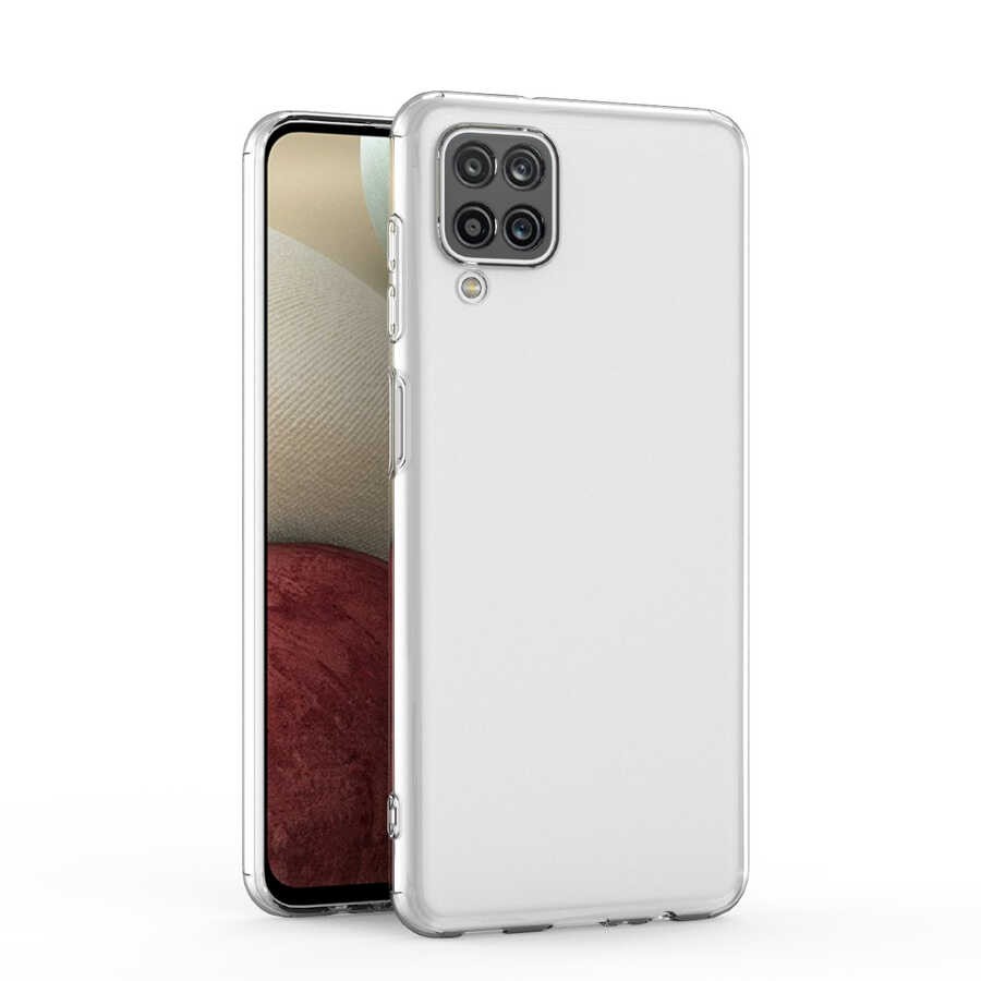 Galaxy A12 Kılıf Zore Kamera Korumalı Süper Silikon Kılıf
