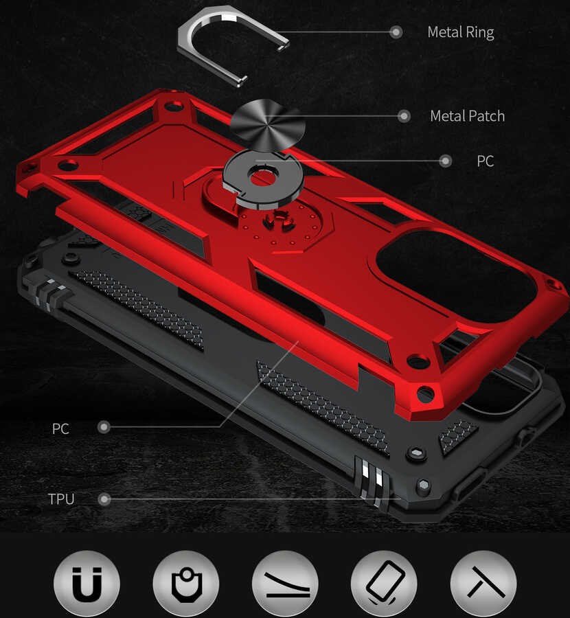 Xiaomi Poco F3 Kılıf Zore Vega Kılıf