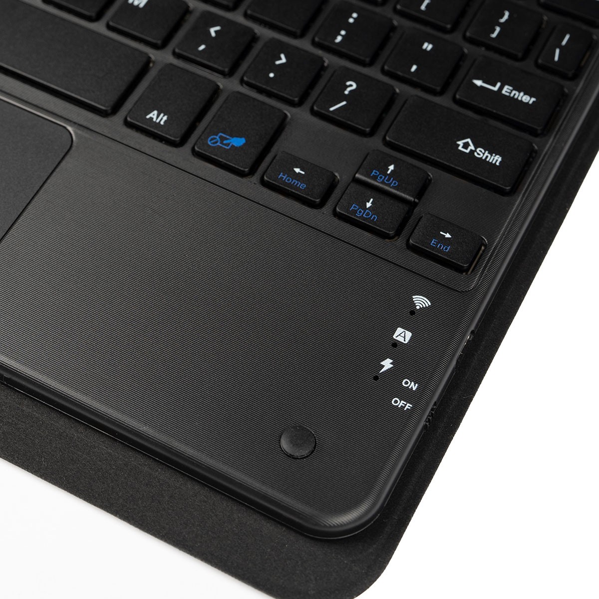 iPad Air 10.9 2020 (4.Nesil) Zore Border Keyboard Bluetooh Bağlantılı Standlı Klavyeli Tablet Kılıfı