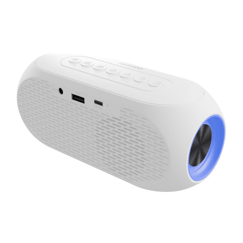 ASONIC AS-W6, Siyah, 5W, USB, AUX, Bluetooth, Kablosuz, Taşınabilir, 1200mAh Batarya, Alarmlı Saat, Derece ve Speaker