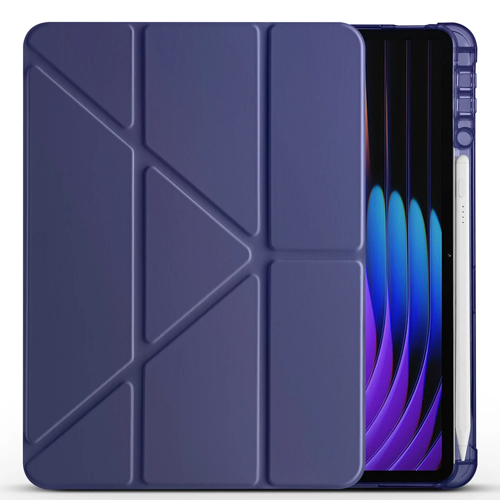 Xiaomi Pad 7 Pro Kılıf Zore Tri Folding Kalem Bölmeli Standlı Kılıf