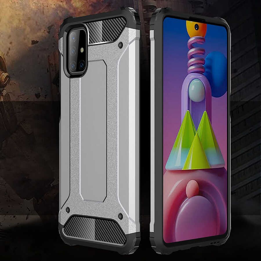 Galaxy M51 Kılıf Zore Crash Silikon Kılıf